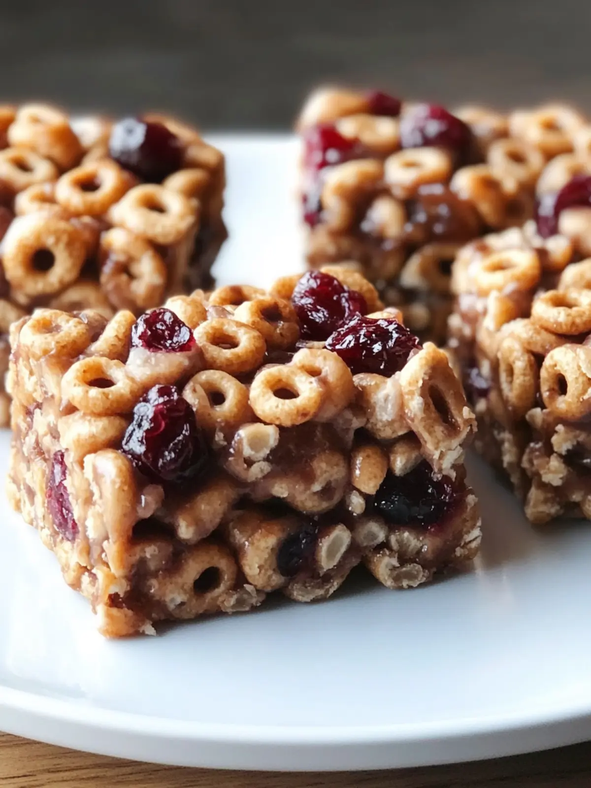 Chocolate Cranberry Cheerio Bars for Sweet Snack Lovers 2 Chocolate Cranberry Cheerio Bars