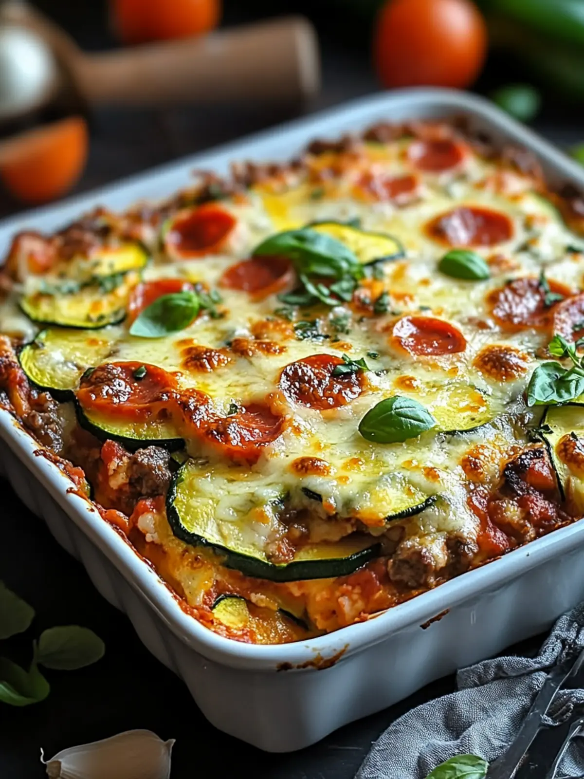 Zucchini Pizza Casserole: Your New Healthy Dinner Crush 3 Zucchini Pizza Casserole