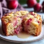 Decadent Warm Rhubarb Cake with Butter Sauce Bliss 6 Warm Rhubarb Cake with Butter Sauce