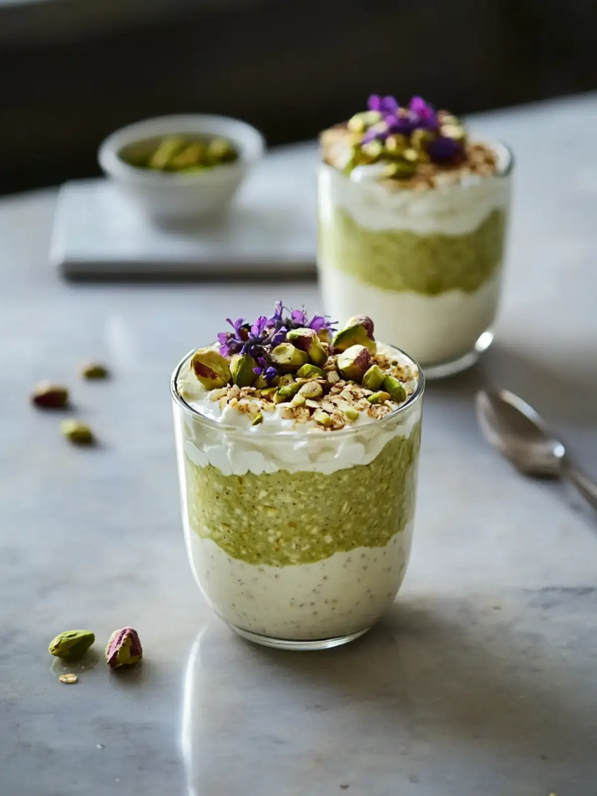 Creamy Pistachio Overnight Oats: Your Perfect Lazy Morning Boost 5 Creamy Pistachio Overnight Oats
