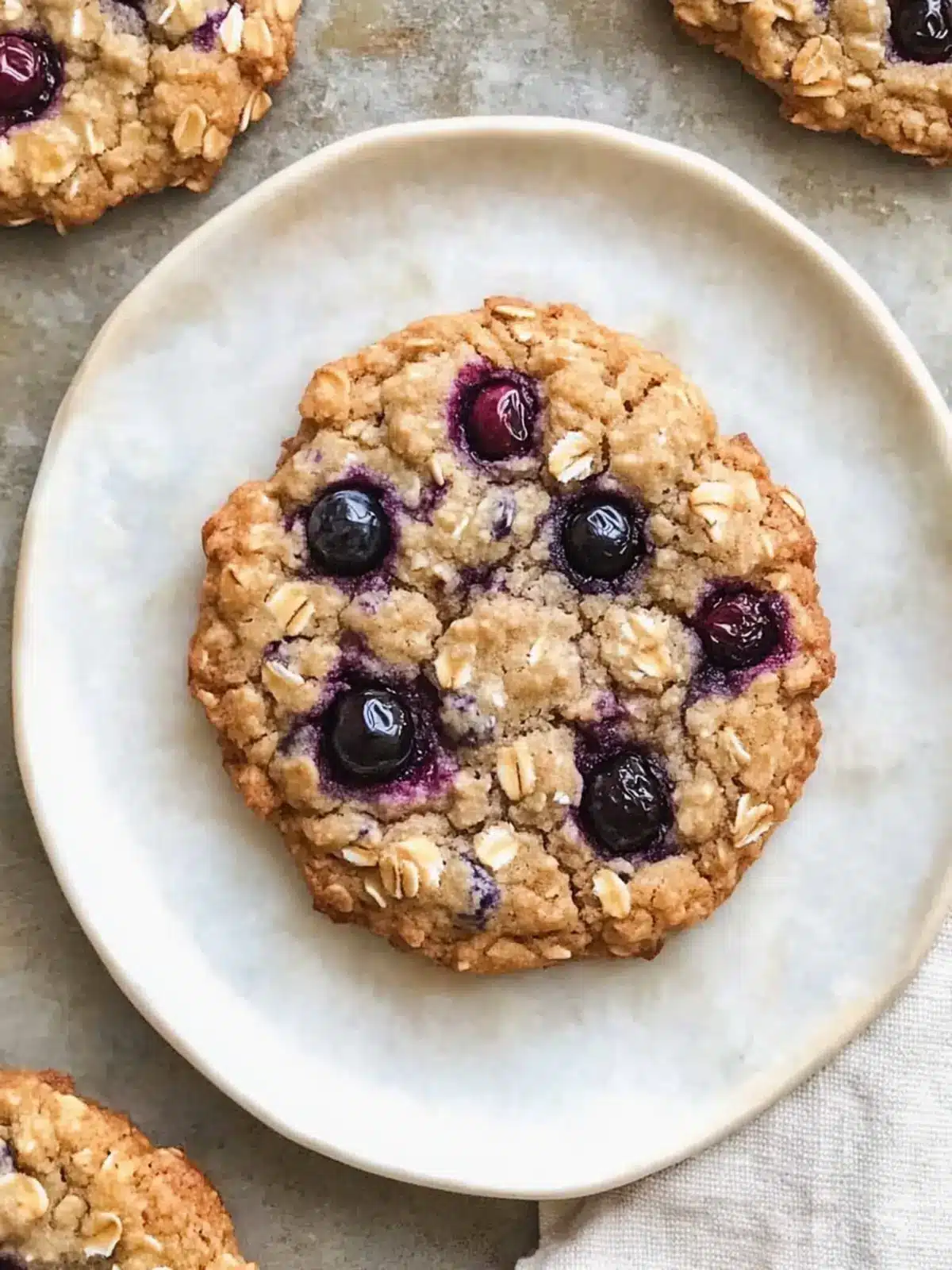 Blueberry Oatmeal Cookies for a Deliciously Healthy Start 5 Blueberry Oatmeal Cookies