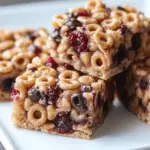 Chocolate Cranberry Cheerio Bars for Sweet Snack Lovers 6 Chocolate Cranberry Cheerio Bars
