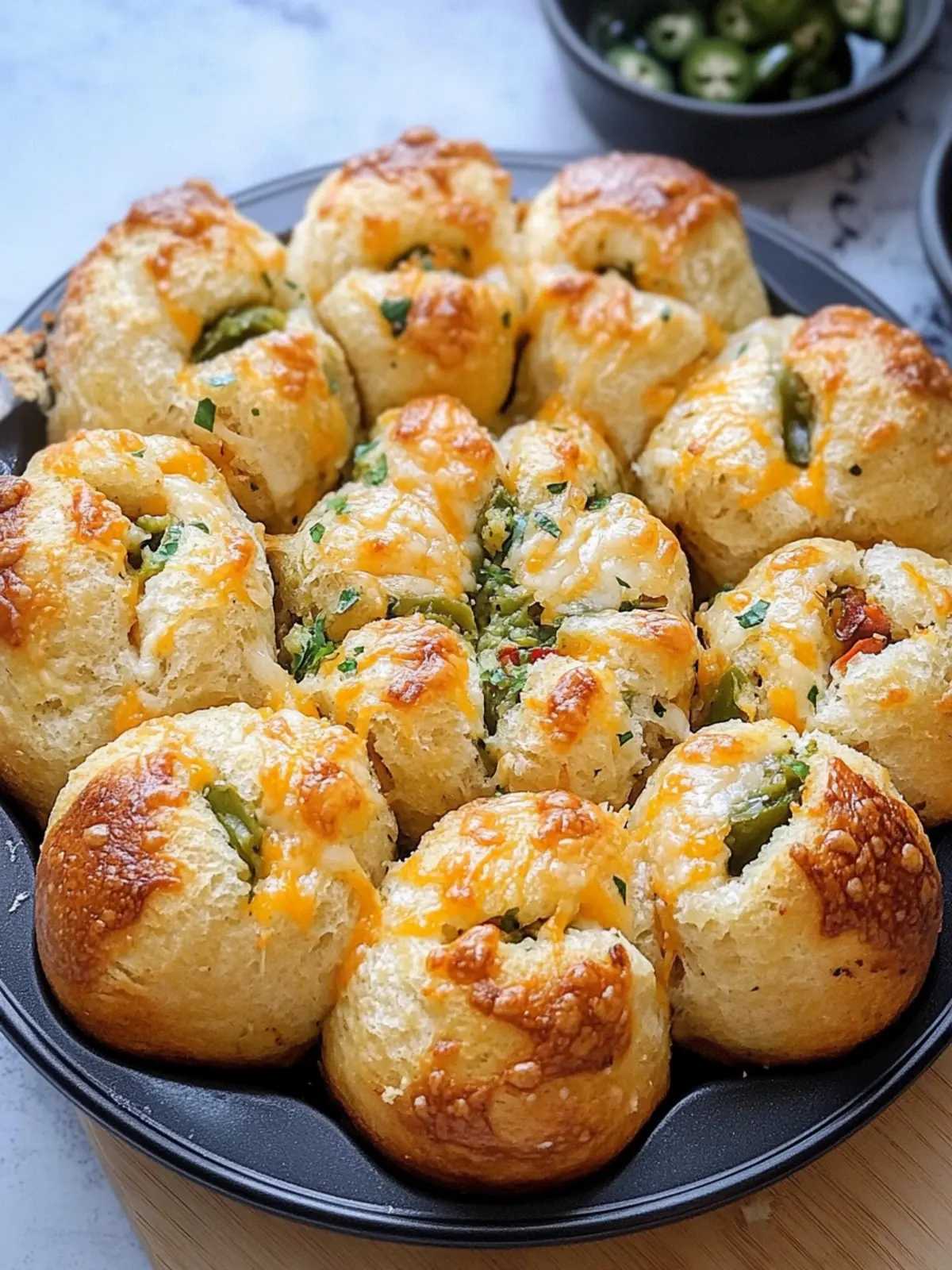 Jalapeno Cheese Monkey Bread: Irresistibly Cheesy Goodness 4 Jalapeno Cheese Monkey Bread