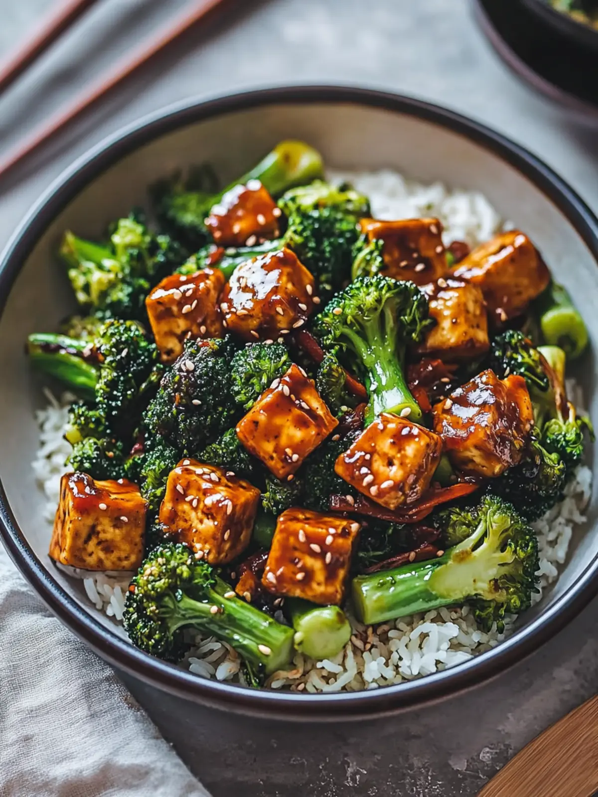Delicious Sticky Broccoli & Tofu Stir-Fry in 30 Minutes 2 Sticky Broccoli & Tofu Stir-Fry