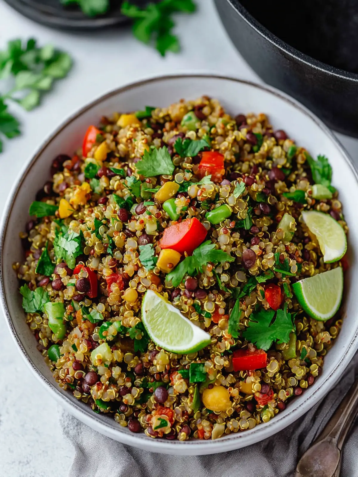 One-Pot Sweet & Spiced Quinoa Lentil Salad You’ll Love 3 One-Pot Sweet & Spiced Quinoa Lentil Salad