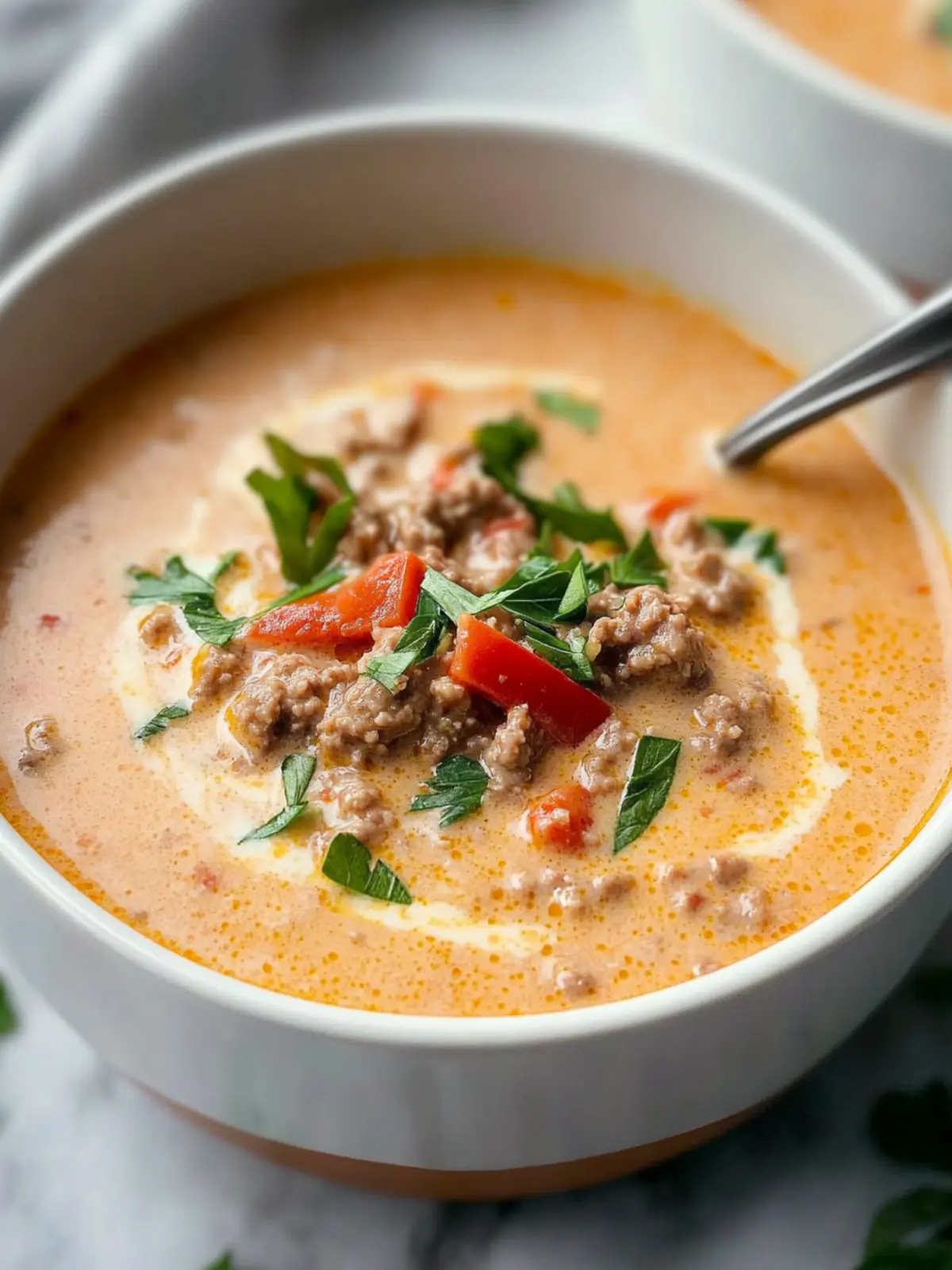 Creamy Keto Hamburger Rotel Soup That'll Warm Your Soul 2 Creamy Keto Hamburger Rotel Soup