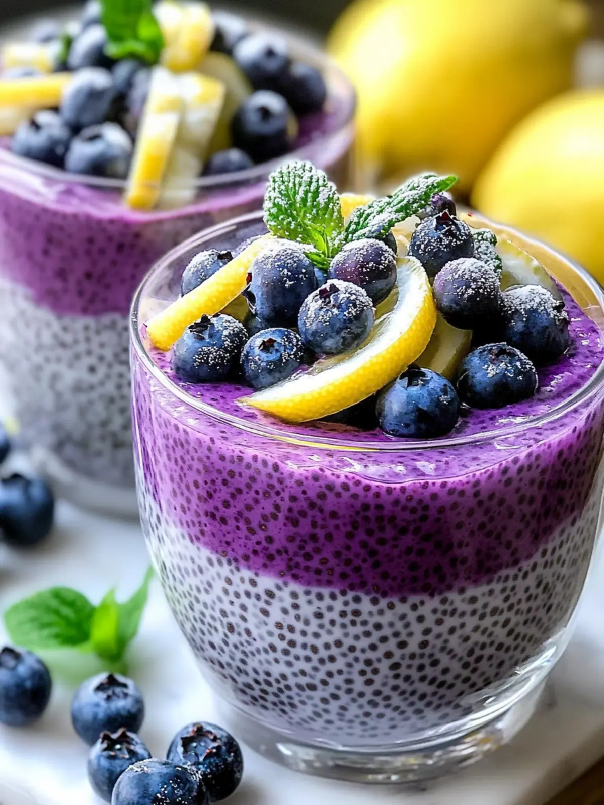 Delicious Lemon Blueberry Chia Pudding for a Refreshing Treat 4 Lemon Blueberry Chia Pudding