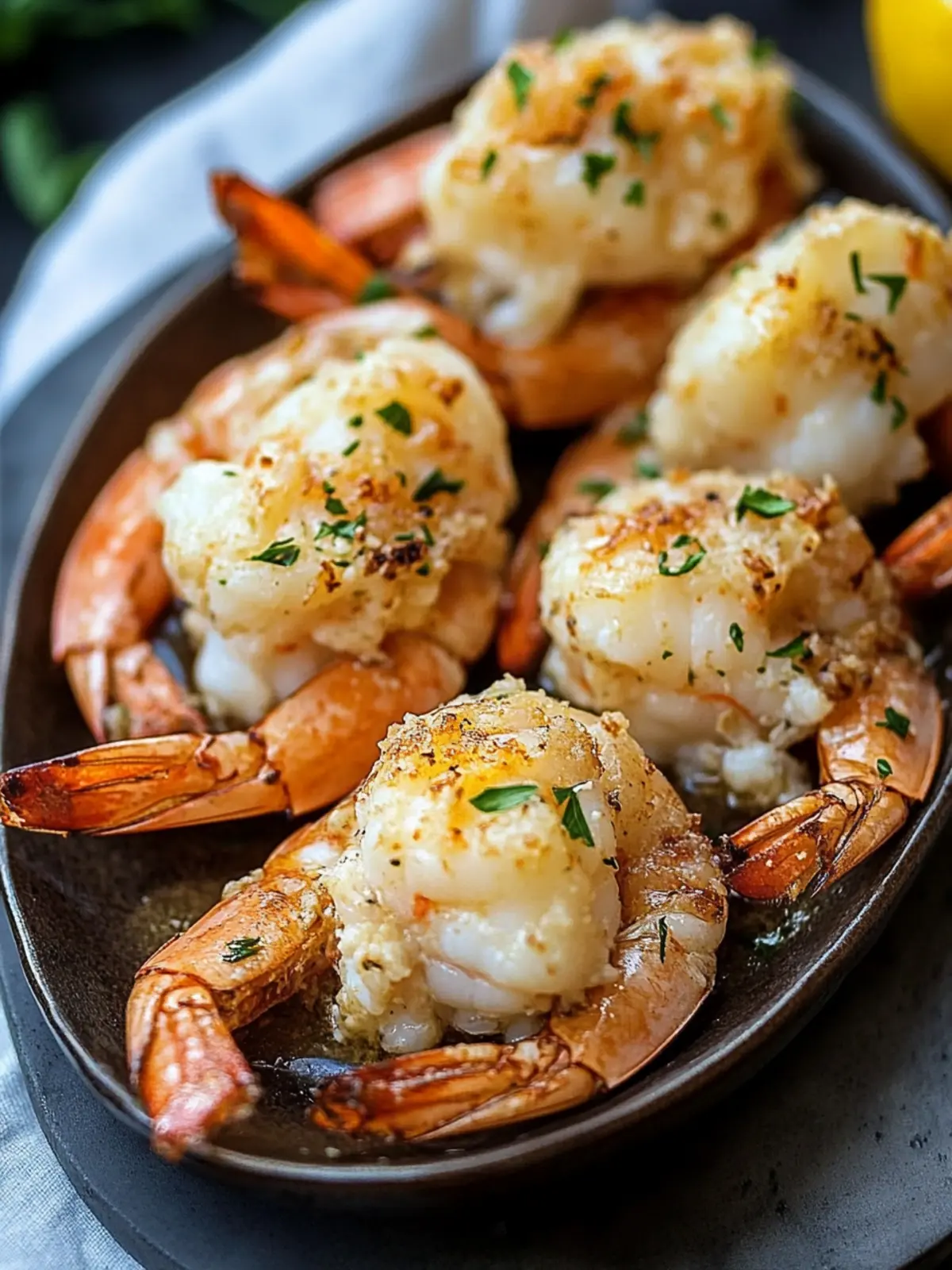 Irresistible Crab-Stuffed Jumbo Shrimp for Seafood Lovers 2 Crab-Stuffed Jumbo Shrimp