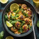 Savory Chicken Meatball Khao Soi: A Cozy Thai Delight 6 Chicken Meatball