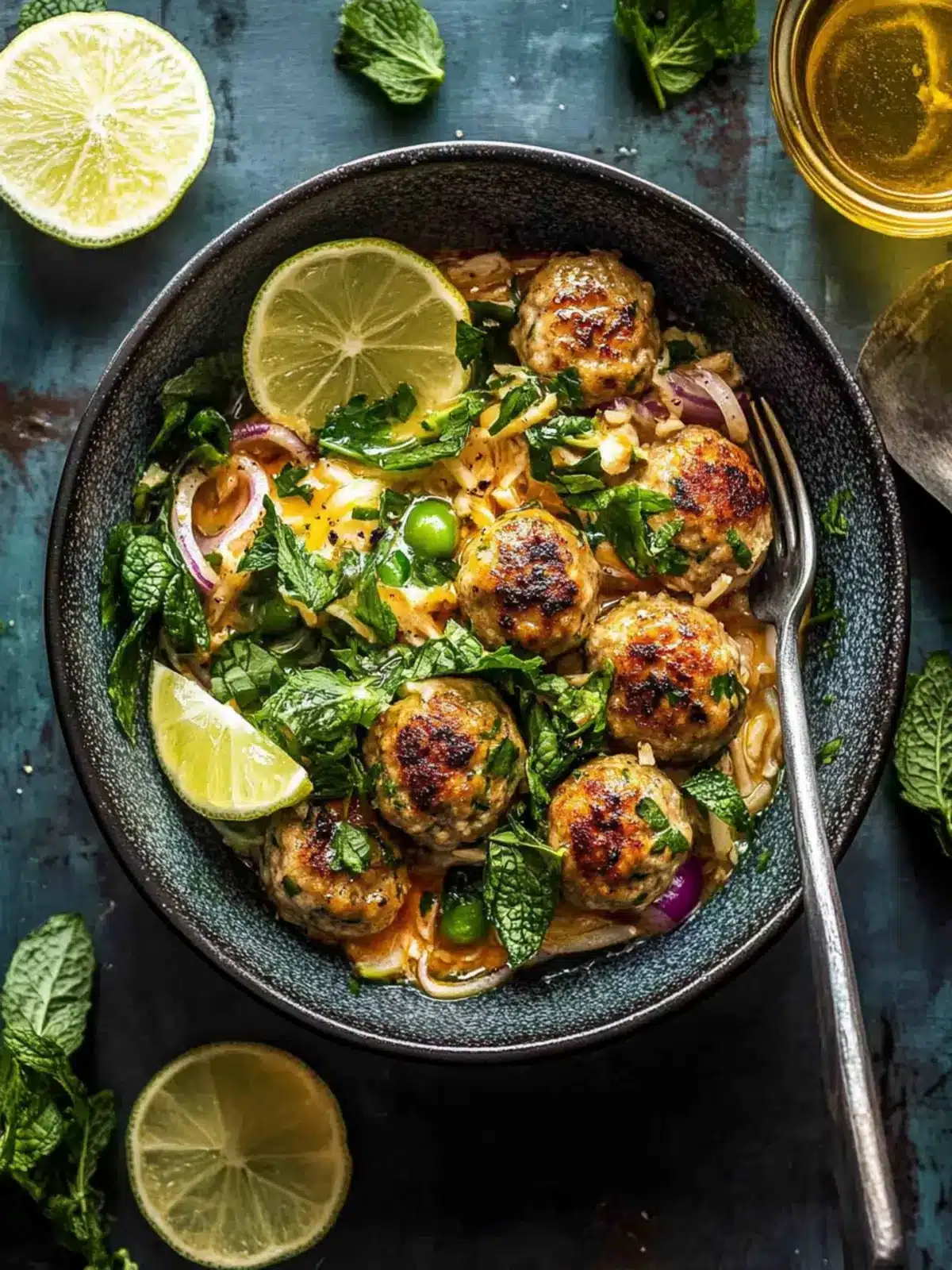 Savory Chicken Meatball Khao Soi: A Cozy Thai Delight 5 Chicken Meatball