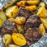 Garlic Butter Steak and Potato Foil Packets for Perfect Grilling 9 Garlic Butter Steak and Potato Foil Packets