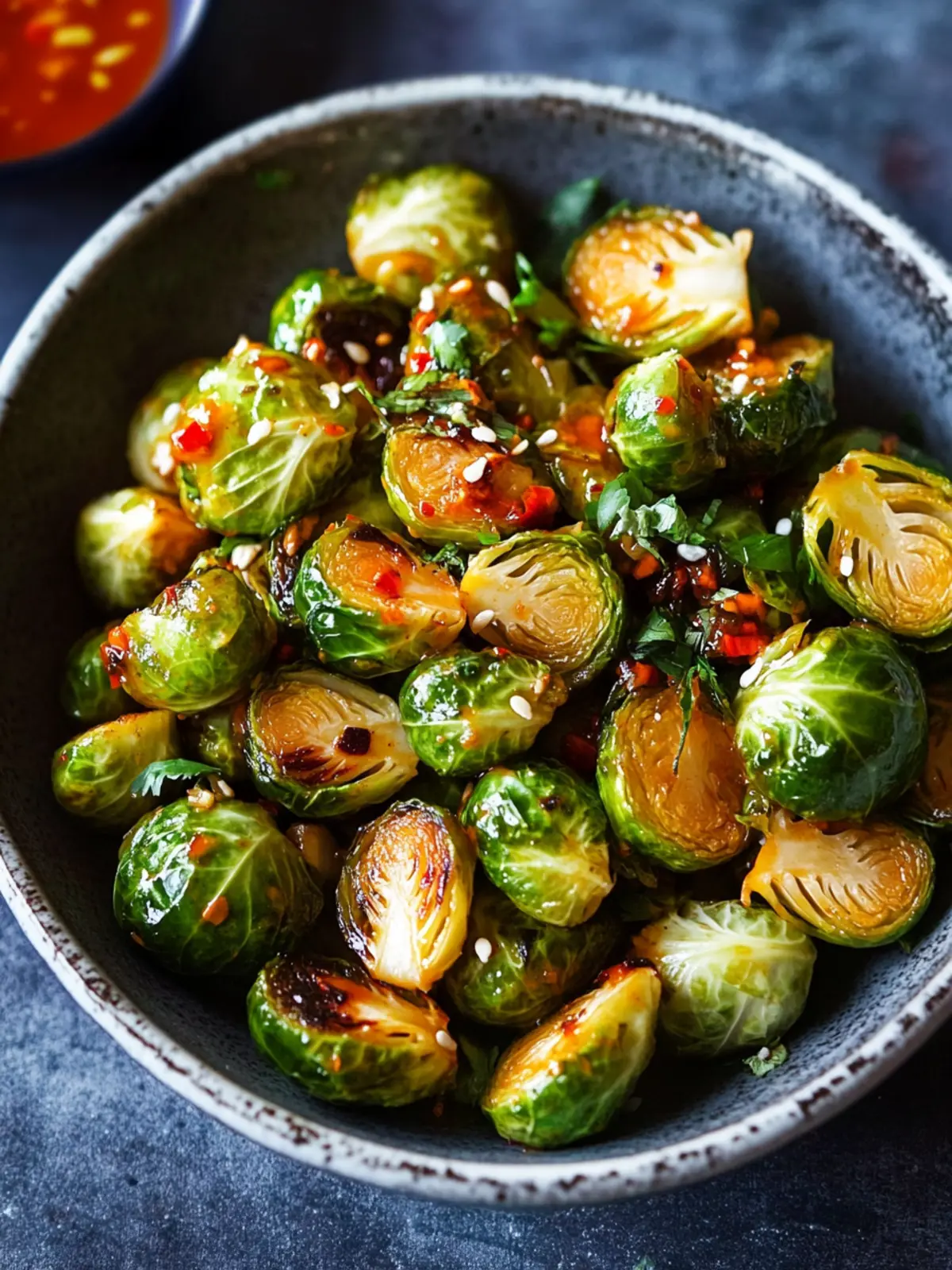 Sriracha Sweet Chili Brussels Sprouts for an Irresistible Crunch 2 Sriracha Sweet Chili Brussels Sprouts