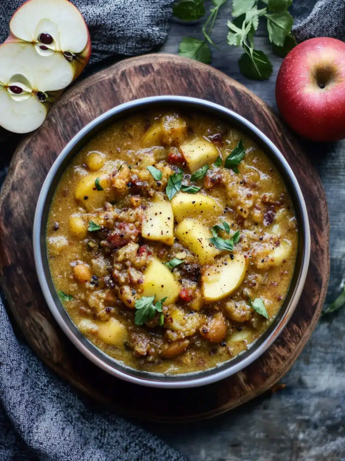 Infamous Apple Curry: A Creamy Twist on Vegan Comfort Food 4 Infamous Apple Curry