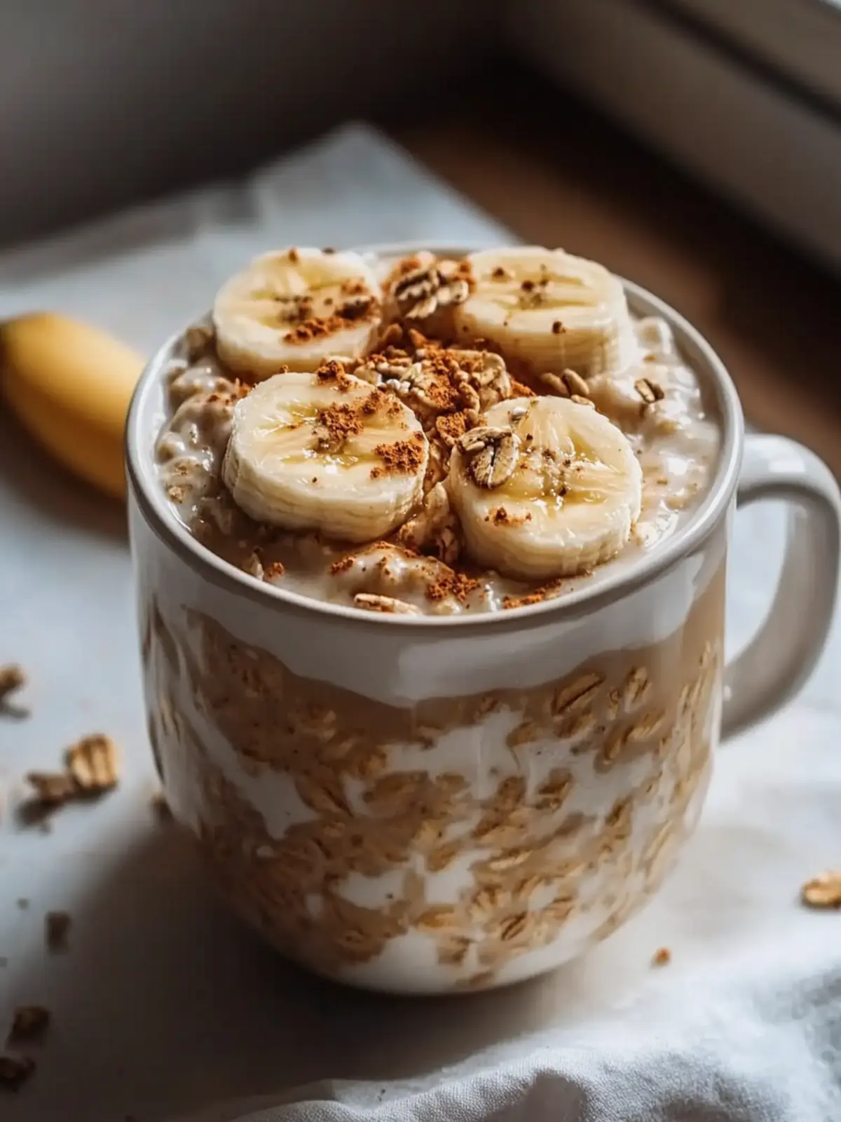 Delicious Banana & Biscoff Overnight Oats for Busy Mornings 4 BANANA & BISCOFF OVERNIGHT OATS