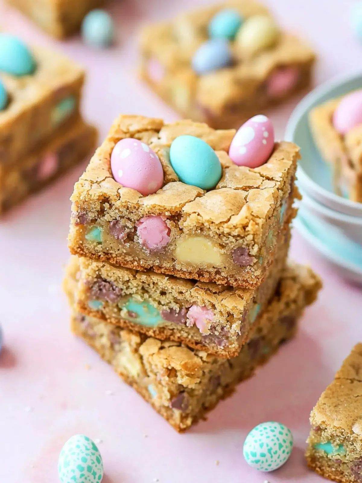Melt-in-Your-Mouth Easter Egg Blondies for Sweet Celebrations 5 Easter Egg Blondies