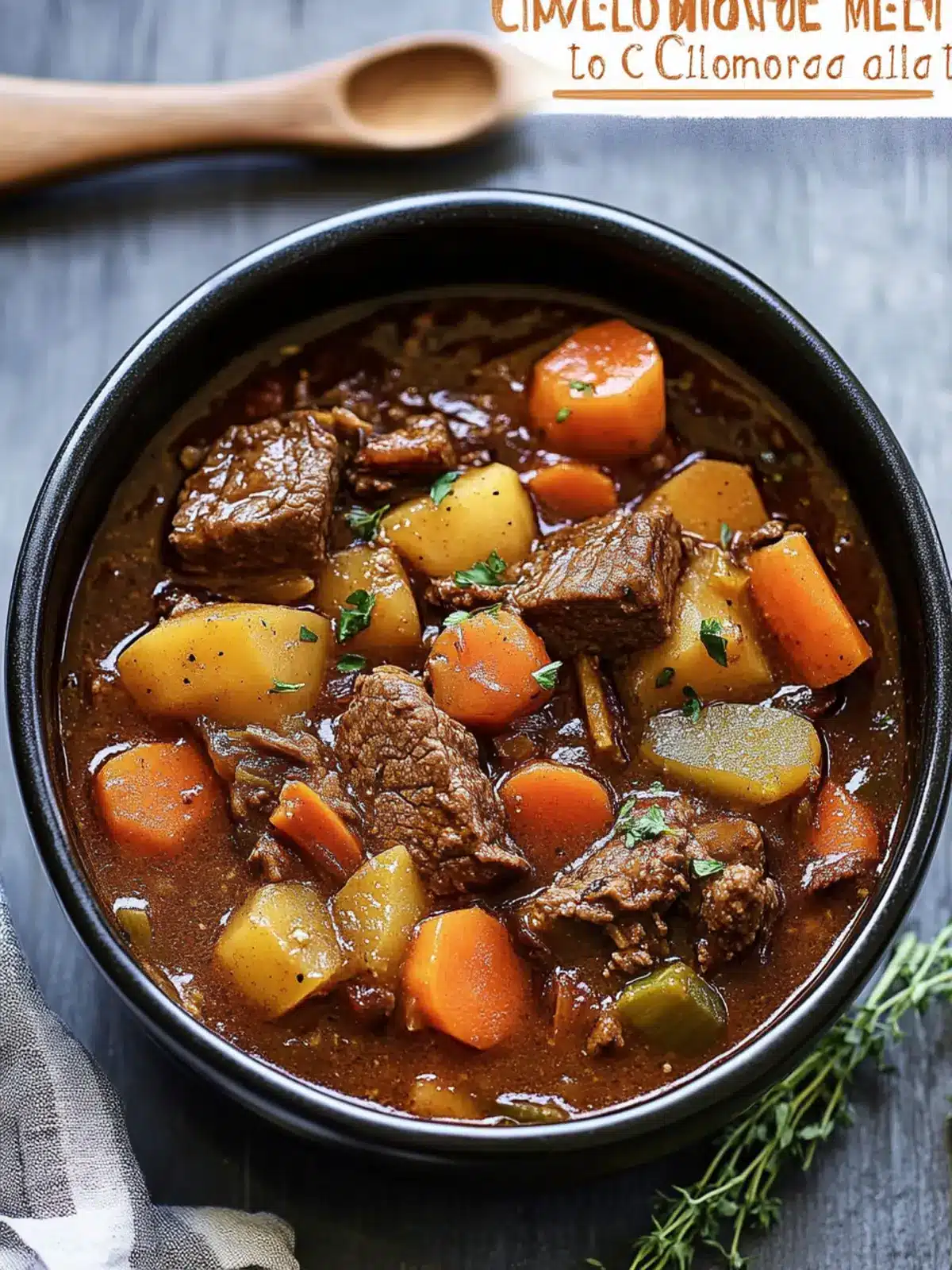 Savory Beef Caldereta Slow Cooker Recipe for Comfort Food Lovers 3 Beef Caldereta Slow Cooker (