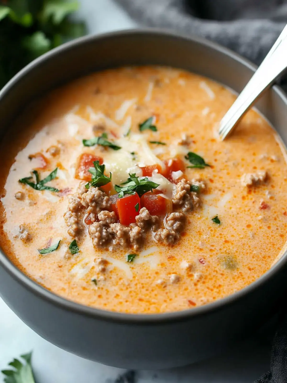 Creamy Keto Hamburger Rotel Soup That'll Warm Your Soul 4 Creamy Keto Hamburger Rotel Soup