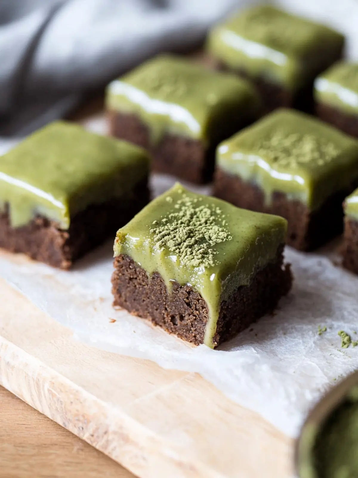 Delightful Matcha Mochi Brownies w/ Matcha Ganache Bliss 5 Matcha Mochi Brownies w/ Matcha Ganache