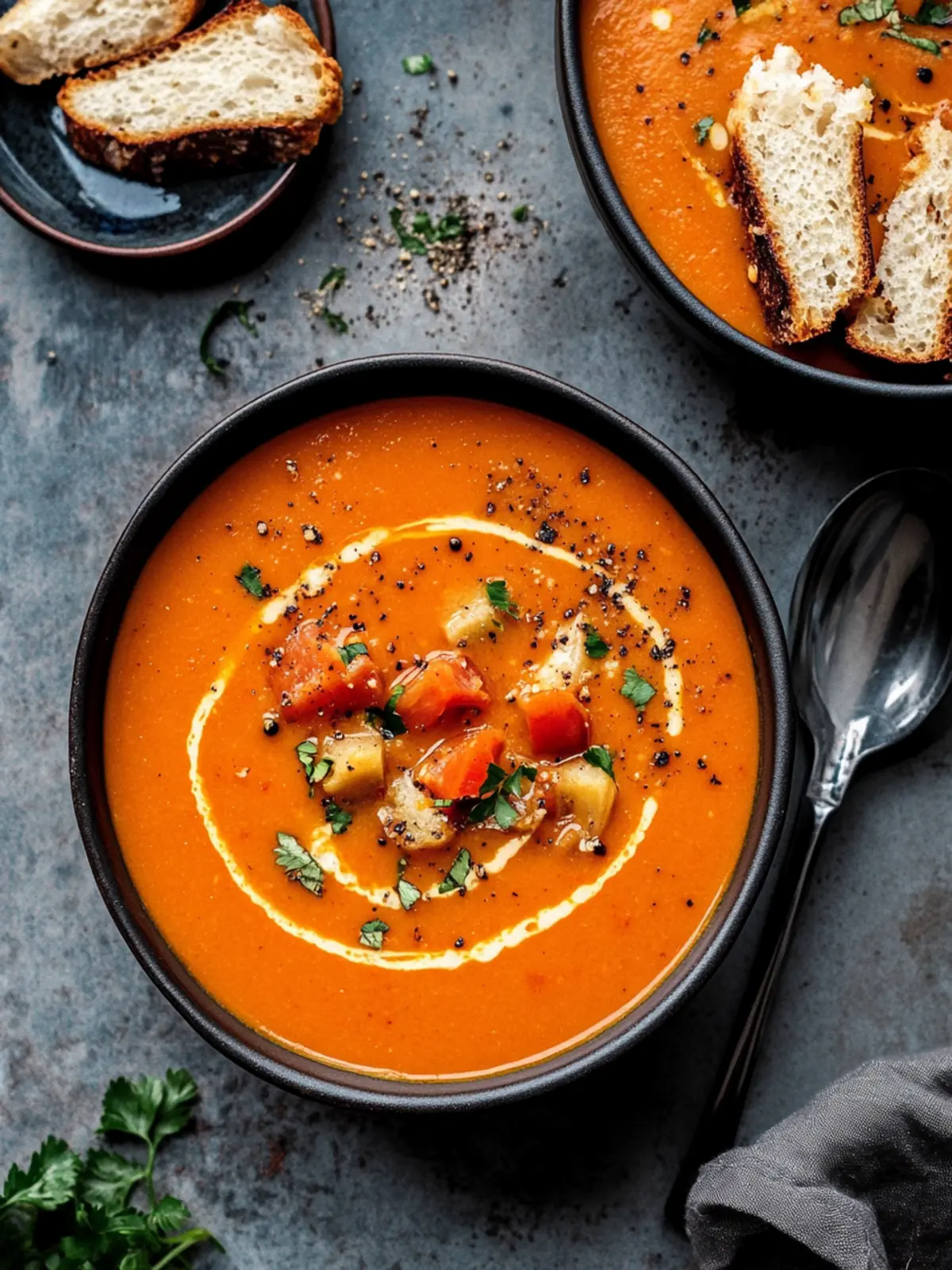 Whip Up Cozy Indian Tomato Soup with Spiced Croutons Today 5 Indian Tomato Soup