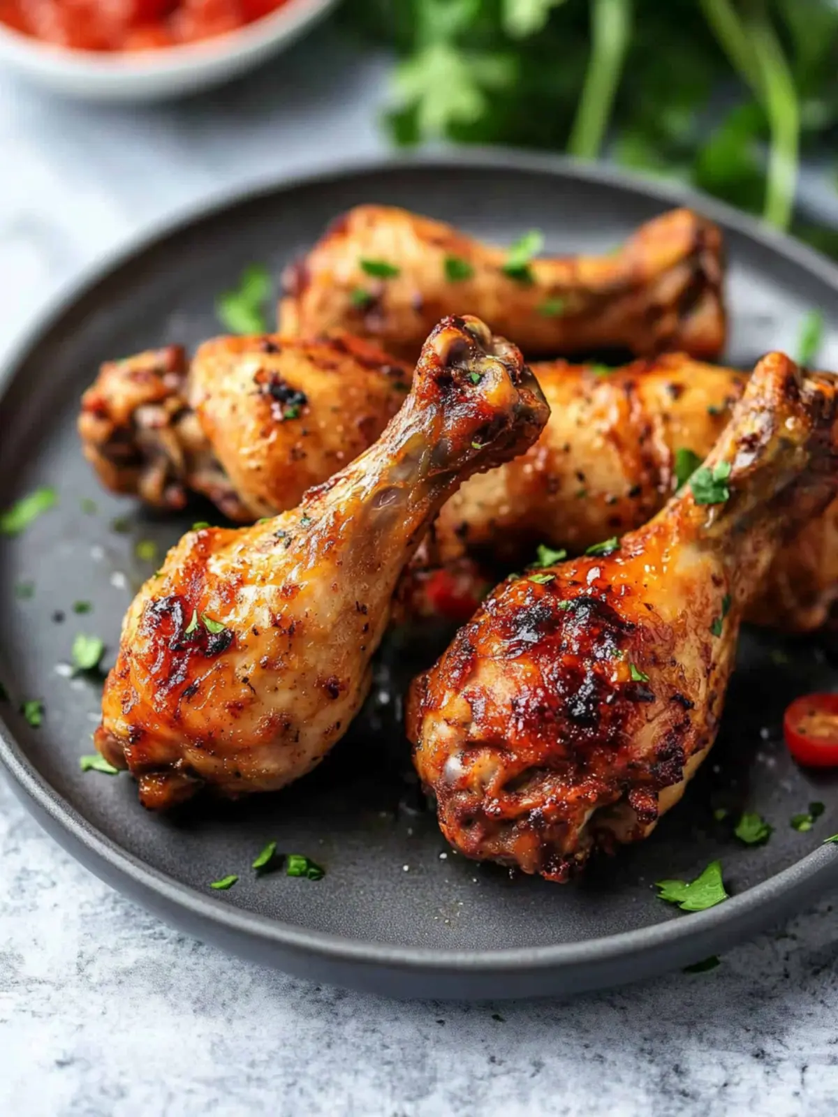 Crispy Air Fryer Chicken Drumsticks Recipe That's Easy & Delicious 3 Air Fryer Chicken Drumsticks Recipe with an Easy