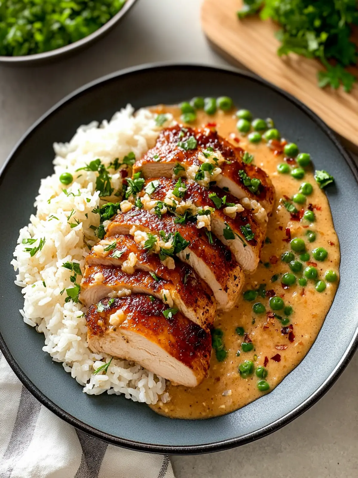 Sweet & Savory Chicken with Spicy Carbonara Brothy Rice Bliss 4 Sweet & Savory Chicken with Spicy Carbonara Brothy Rice