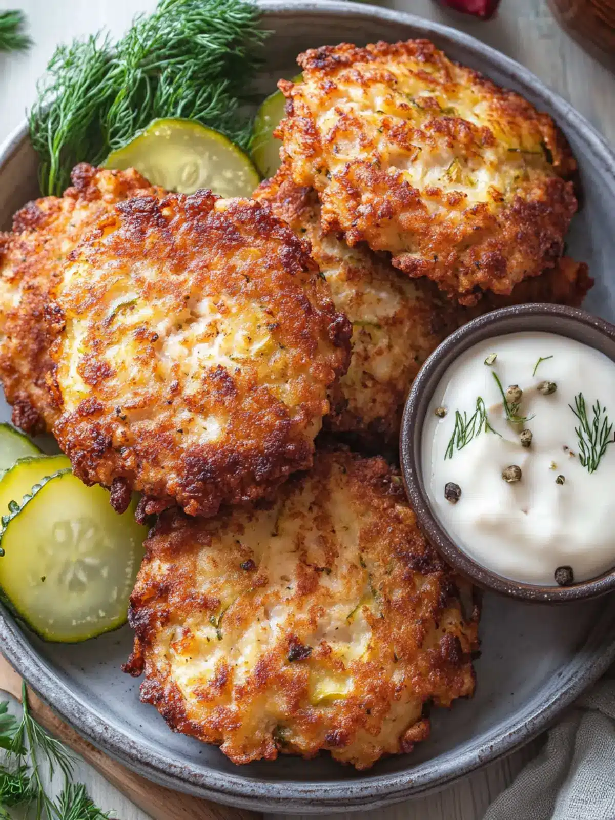Dill Pickle Chicken Fritters for a Crispy, Flavorful Twist 4 Dill Pickle Chicken Fritters