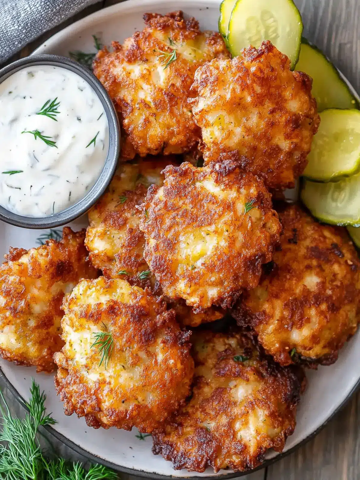 Dill Pickle Chicken Fritters for a Crispy, Flavorful Twist 2 Dill Pickle Chicken Fritters