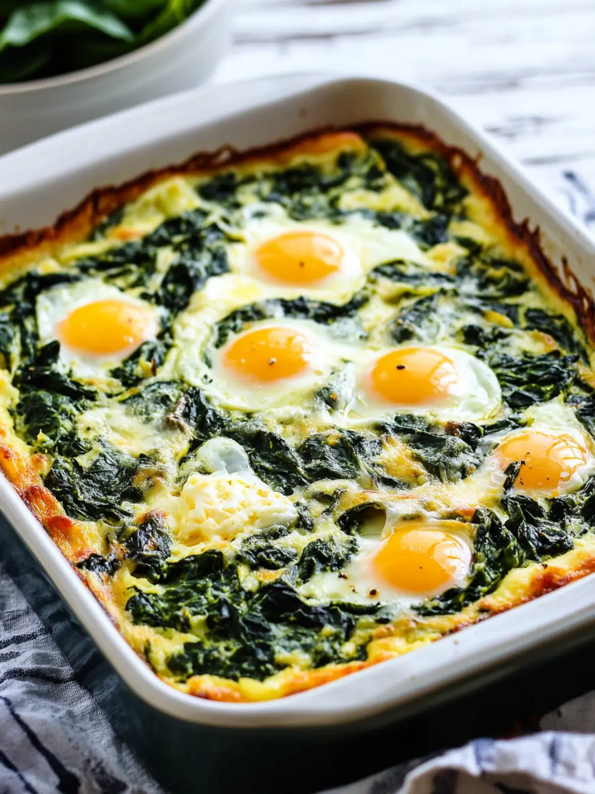 Delicious Spinach and Mozzarella Egg Bake to Brighten Mornings 3 Spinach and Mozzarella Egg Bake