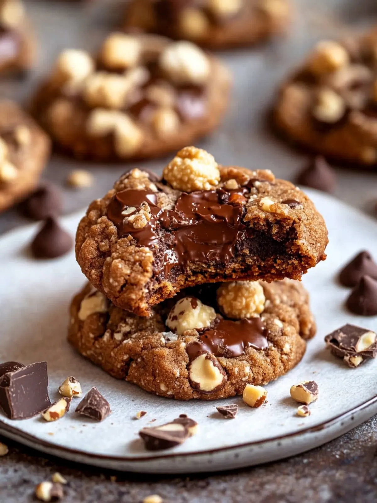 Decadent Ferrero Rocher Cookies for Chocoholics Everywhere 3 Ferrero Rocher Cookies (Hazelnut Chocolate Cookies)
