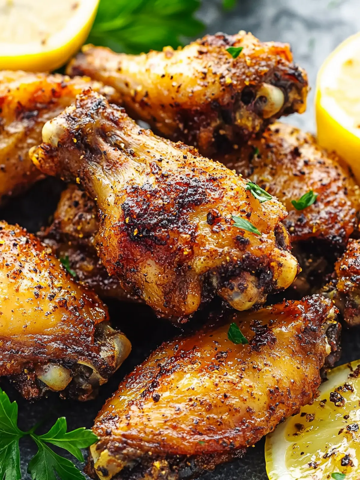 Crispy Lemon Pepper Wings: A Game-Changer for Dinner! 4 Lemon Pepper Wings