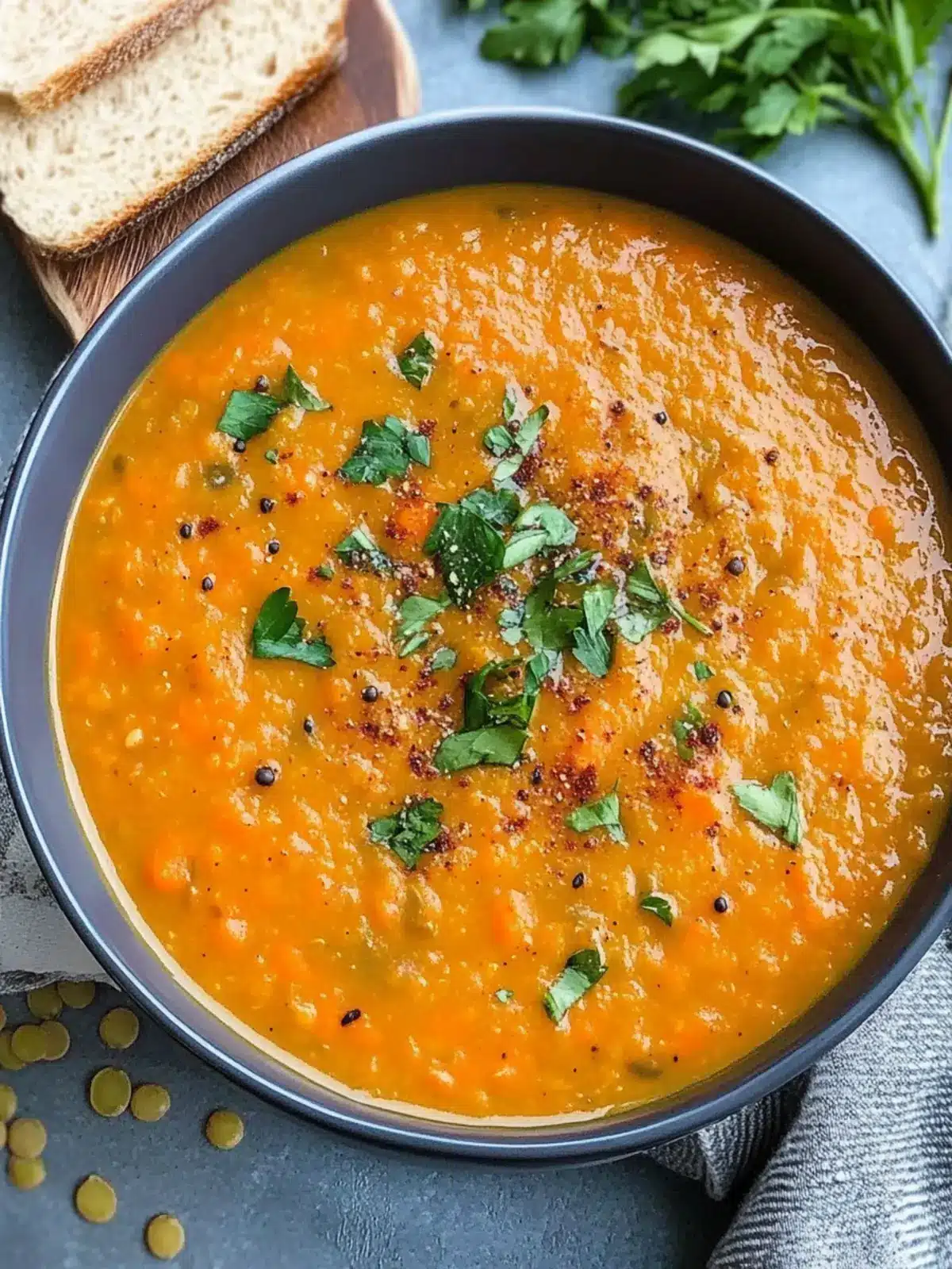 Cozy Up with Spiced Carrot and Lentil Soup Delight 2 Spiced Carrot and Lentil Soup