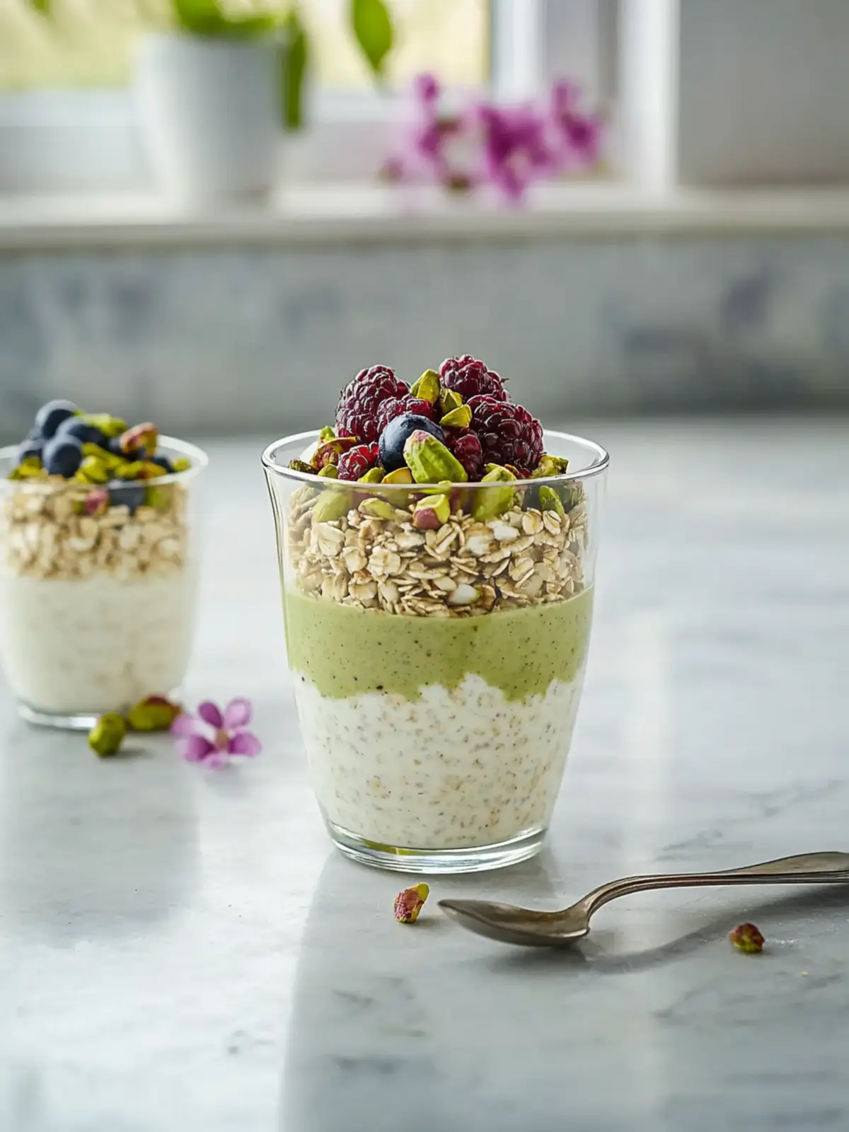Creamy Pistachio Overnight Oats: Your Perfect Lazy Morning Boost 3 Creamy Pistachio Overnight Oats