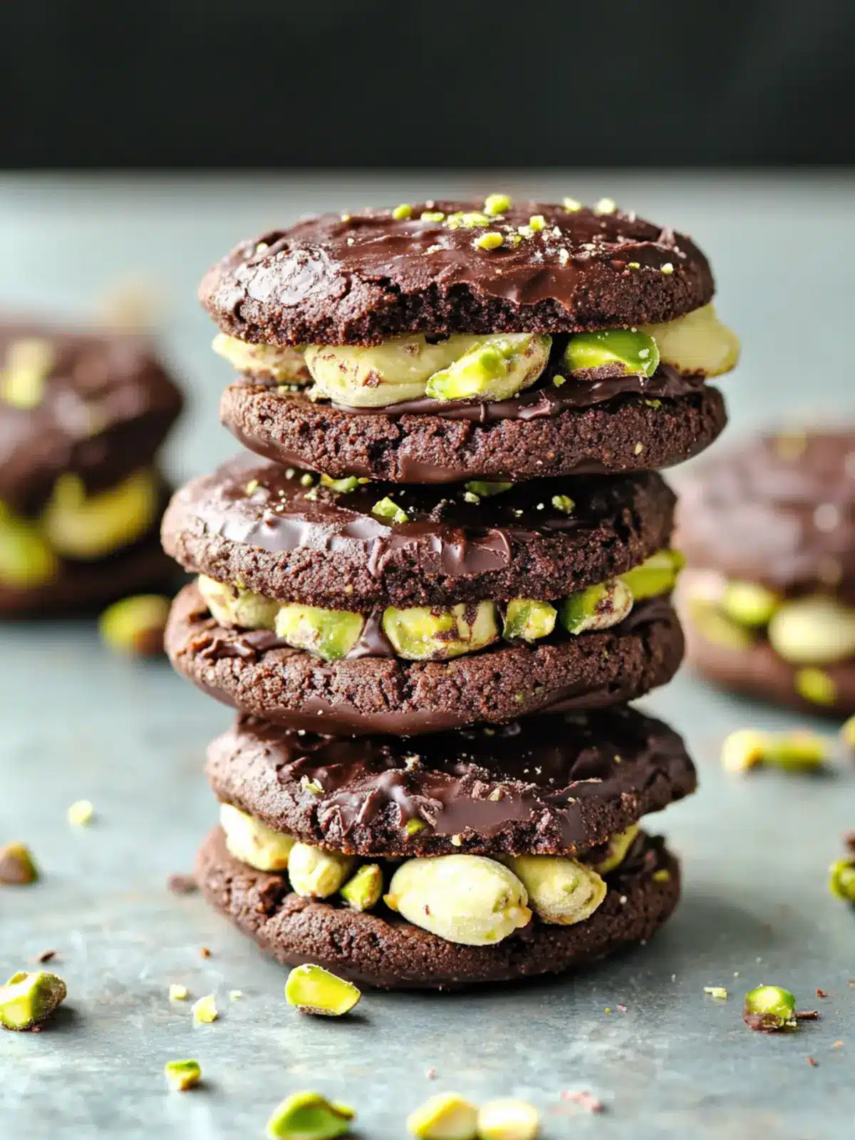 Irresistible Chocolate-Pistachio Sandwich Cookies You'll Love 5 Chocolate-Pistachio Sandwich Cookies