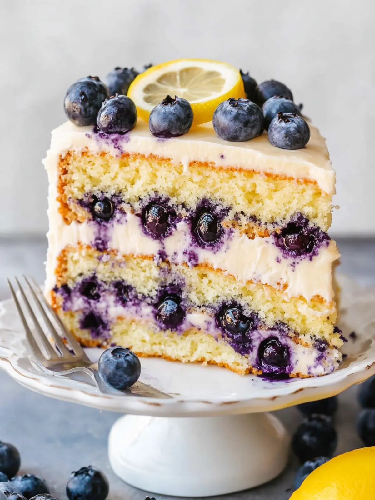 Lemon Blueberry Layer Cake: A Fresh Twist on Classics 5 Lemon Blueberry Layer Cake