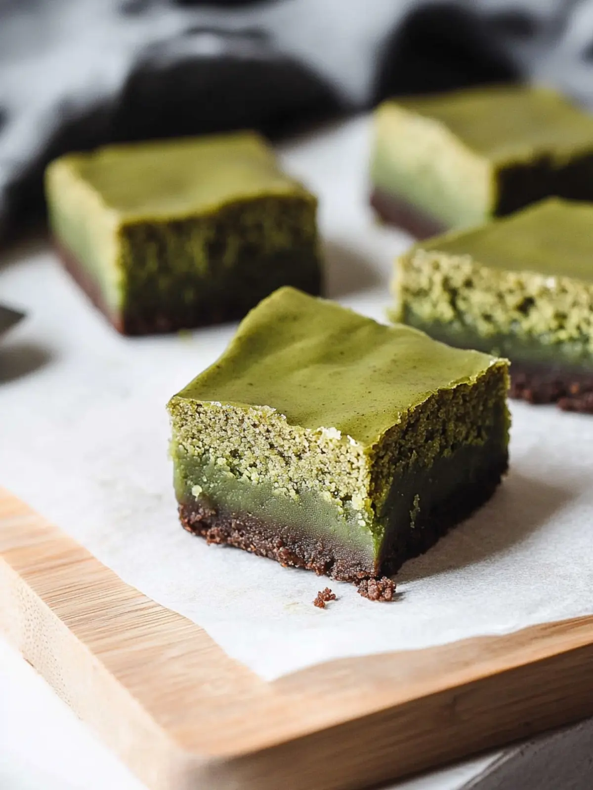 Delightful Matcha Mochi Brownies w/ Matcha Ganache Bliss 2 Matcha Mochi Brownies w/ Matcha Ganache