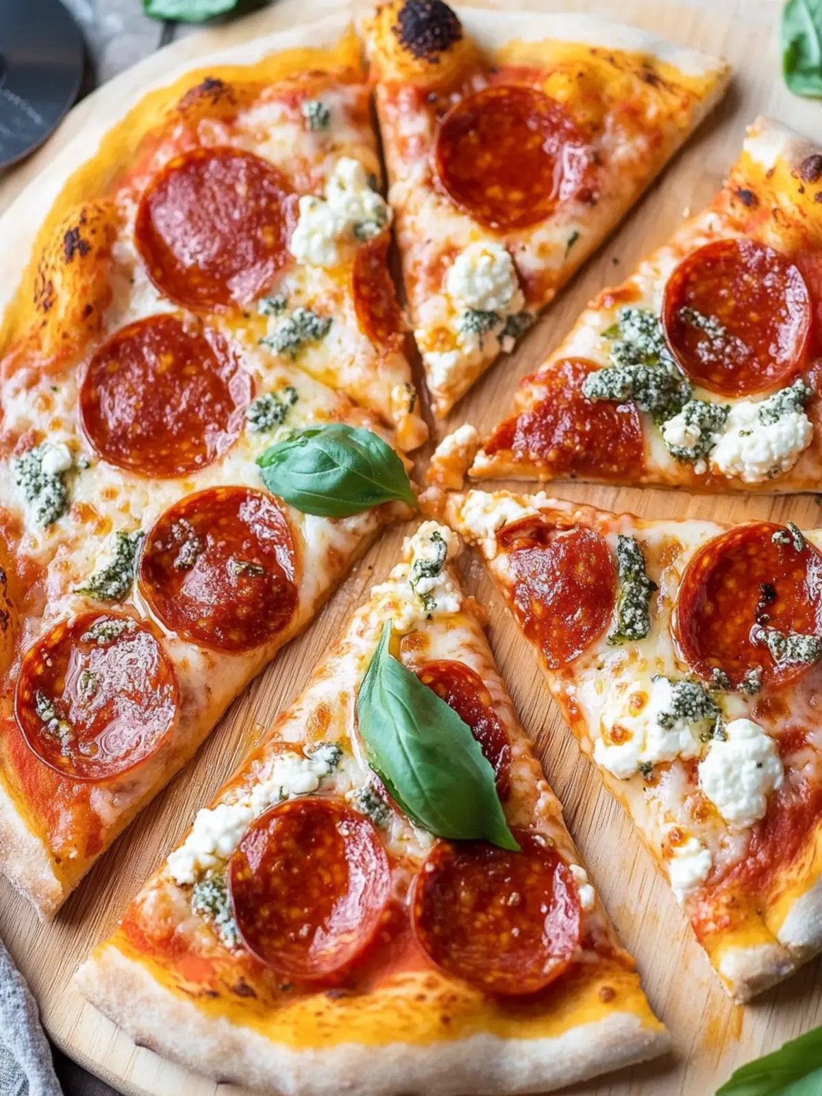 Savor the Ultimate Hot Honey Pepperoni Ricotta Pizza Delight 2 Hot Honey Pepperoni Ricotta Pizza