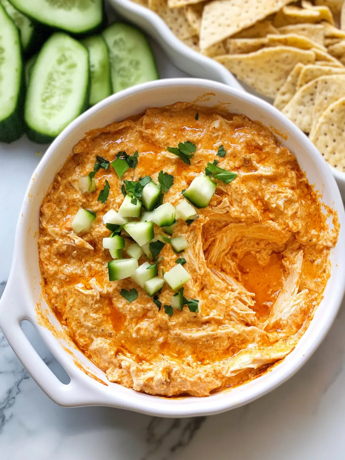 Dairy-Free Healthy Buffalo Chicken Dip Recipe That Rocks! 4 Dairy-Free Healthy Buffalo Chicken Dip Recipe