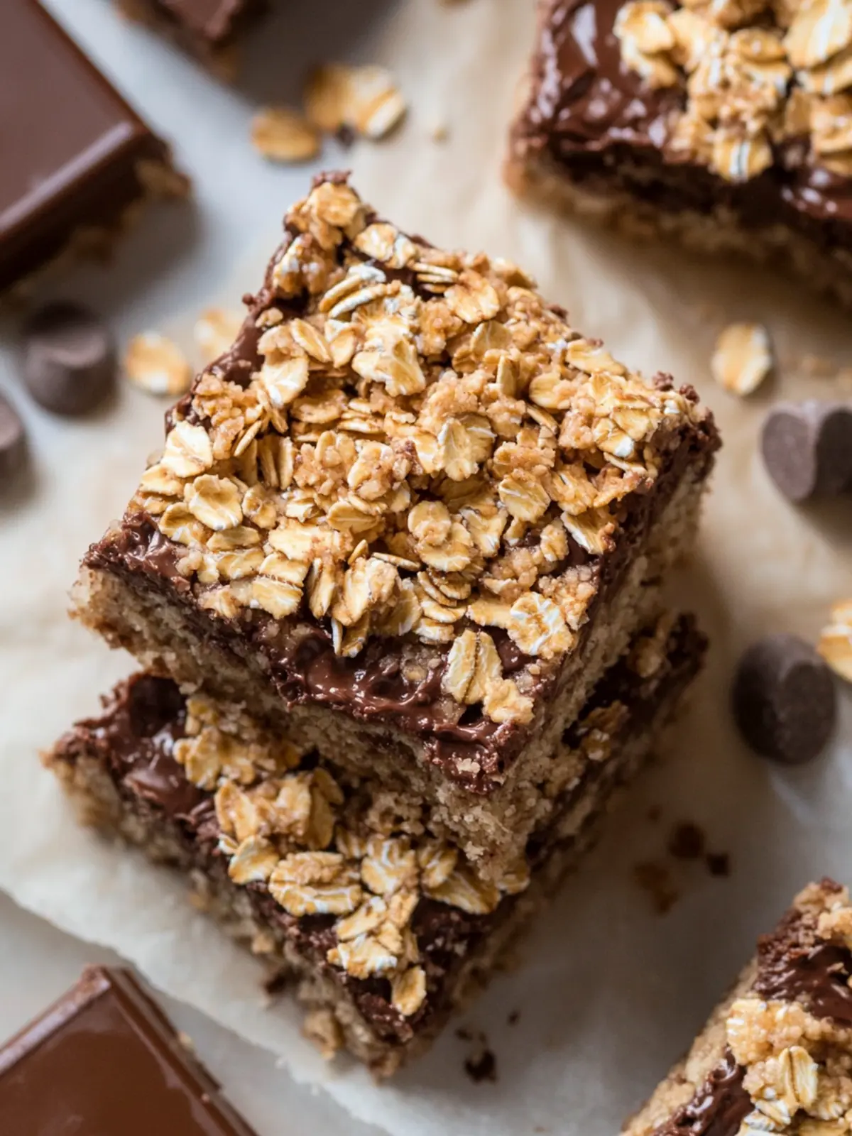 Delicious Nutella Oatmeal Bars You'll Love to Bake at Home 3 Nutella Oatmeal Bars