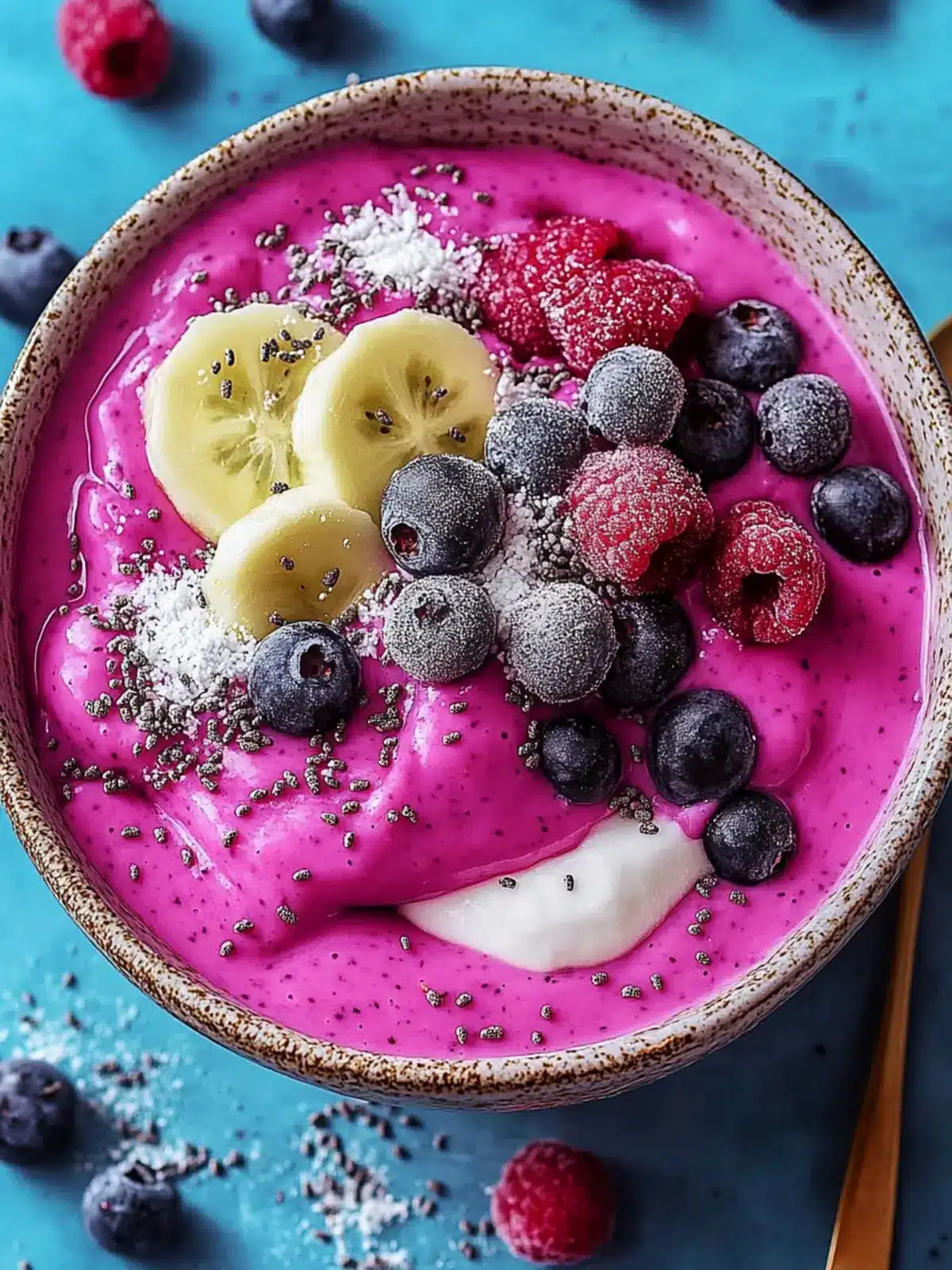 Velvety Creamy Dragon Fruit Smoothie Bowl for a Bright Start 5 Creamy Dragon Fruit Smoothie Bowl