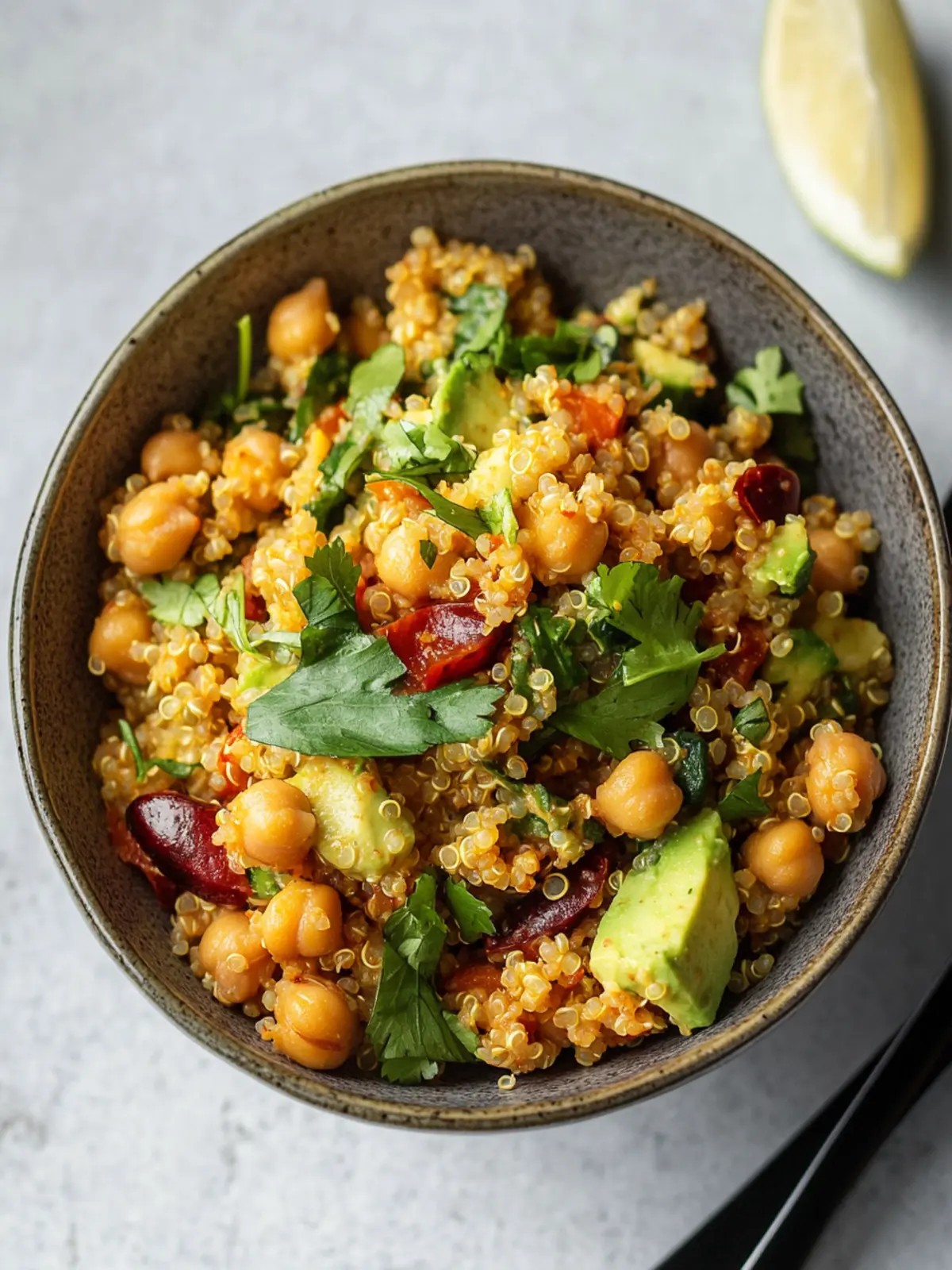 Delicious Curried Chickpea Quinoa Salad Ready in 30 Minutes 2 Curried Chickpea Quinoa Salad