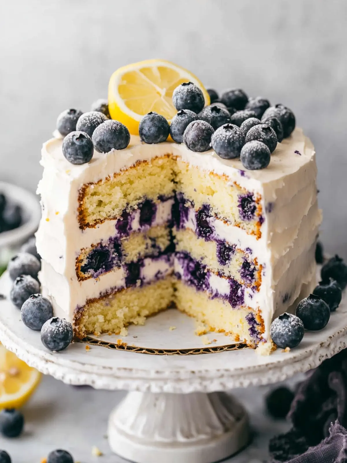 Lemon Blueberry Layer Cake: A Fresh Twist on Classics 2 Lemon Blueberry Layer Cake