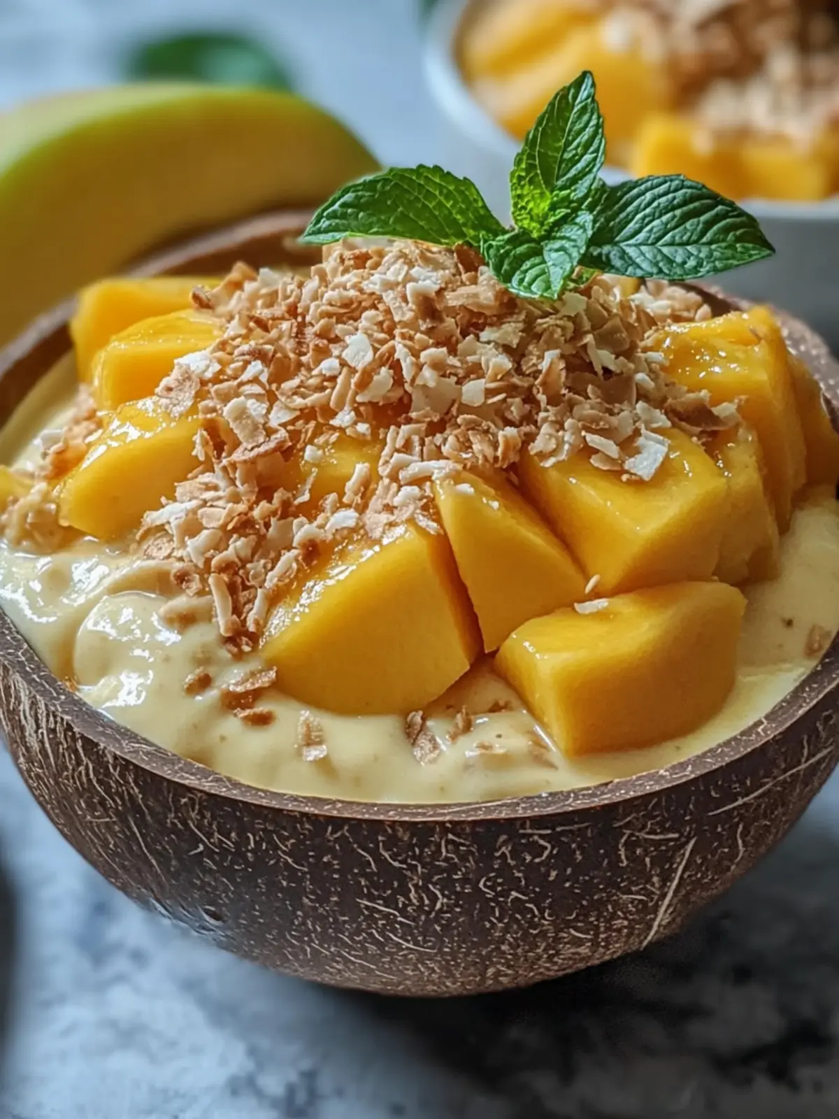 Vegan Mango Coconut Bowls for a Creamy Summer Escape 3 Vegan Mango Coconut Bowls
