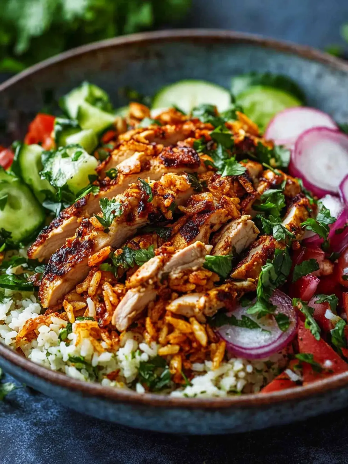 Chicken Shawarma Crispy Rice Salad for Flavorful Meal Prep 4 Chicken Shawarma Crispy Rice Salad
