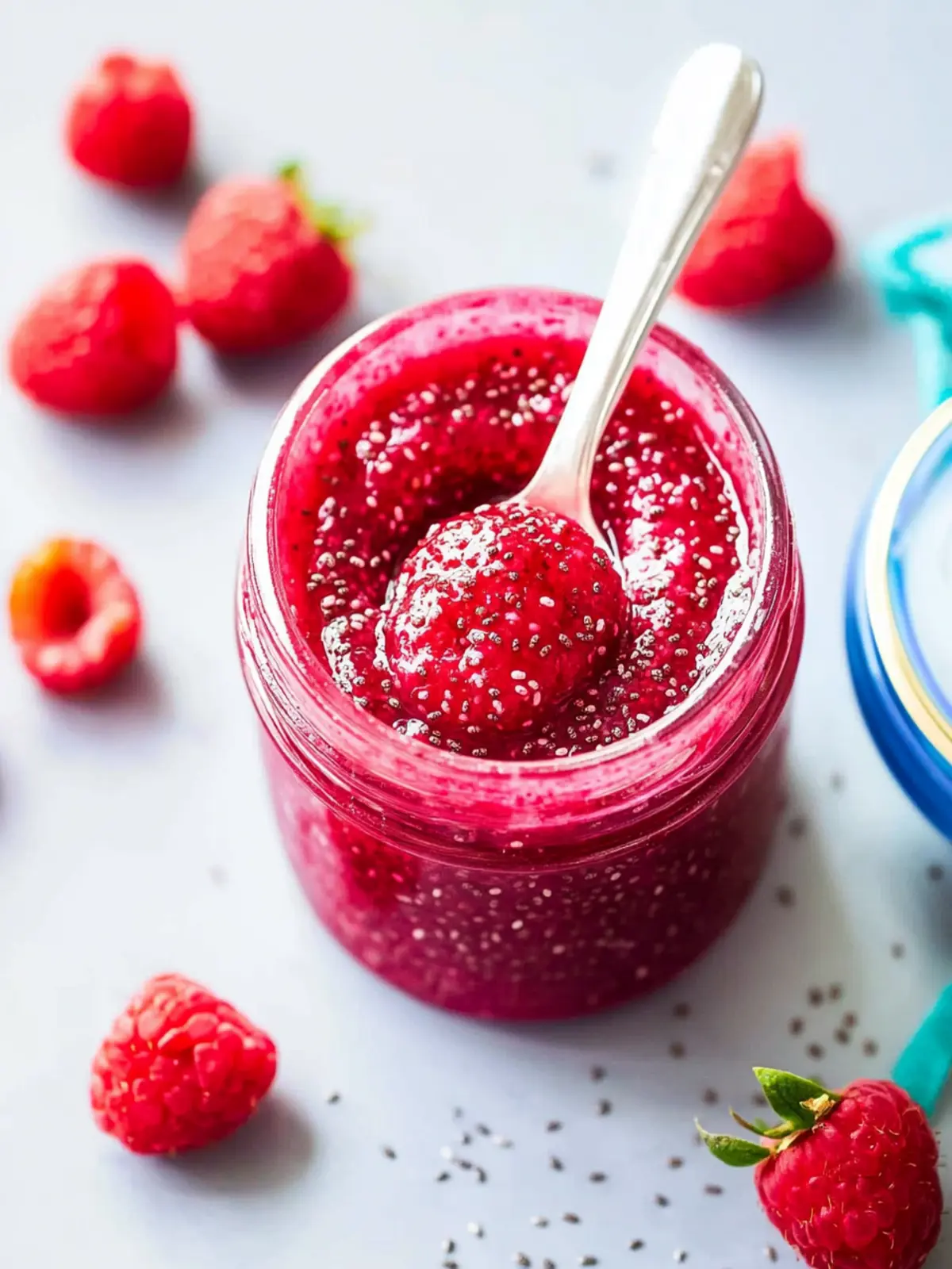 Delicious Baby Jam with Raspberry and Chia Seeds—No Sugar! 3 Baby Jam (Raspberry, Chia Seeds, No Sugar)