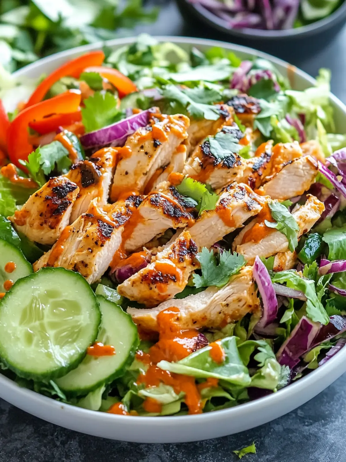 Zesty Bang Bang Chicken Salad: A Flavorful Twist on Freshness 2 Zesty Bang Bang Chicken Salad