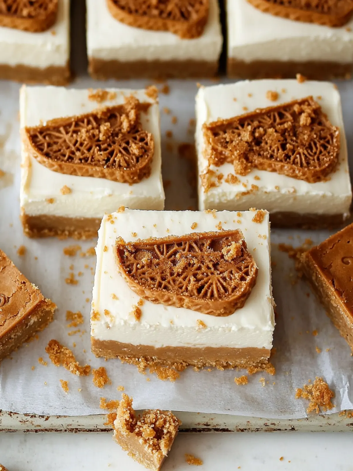 No-Bake Biscoff Cheesecake Bars That WOW Your Taste Buds 4 No-Bake Biscoff Cheesecake Bars