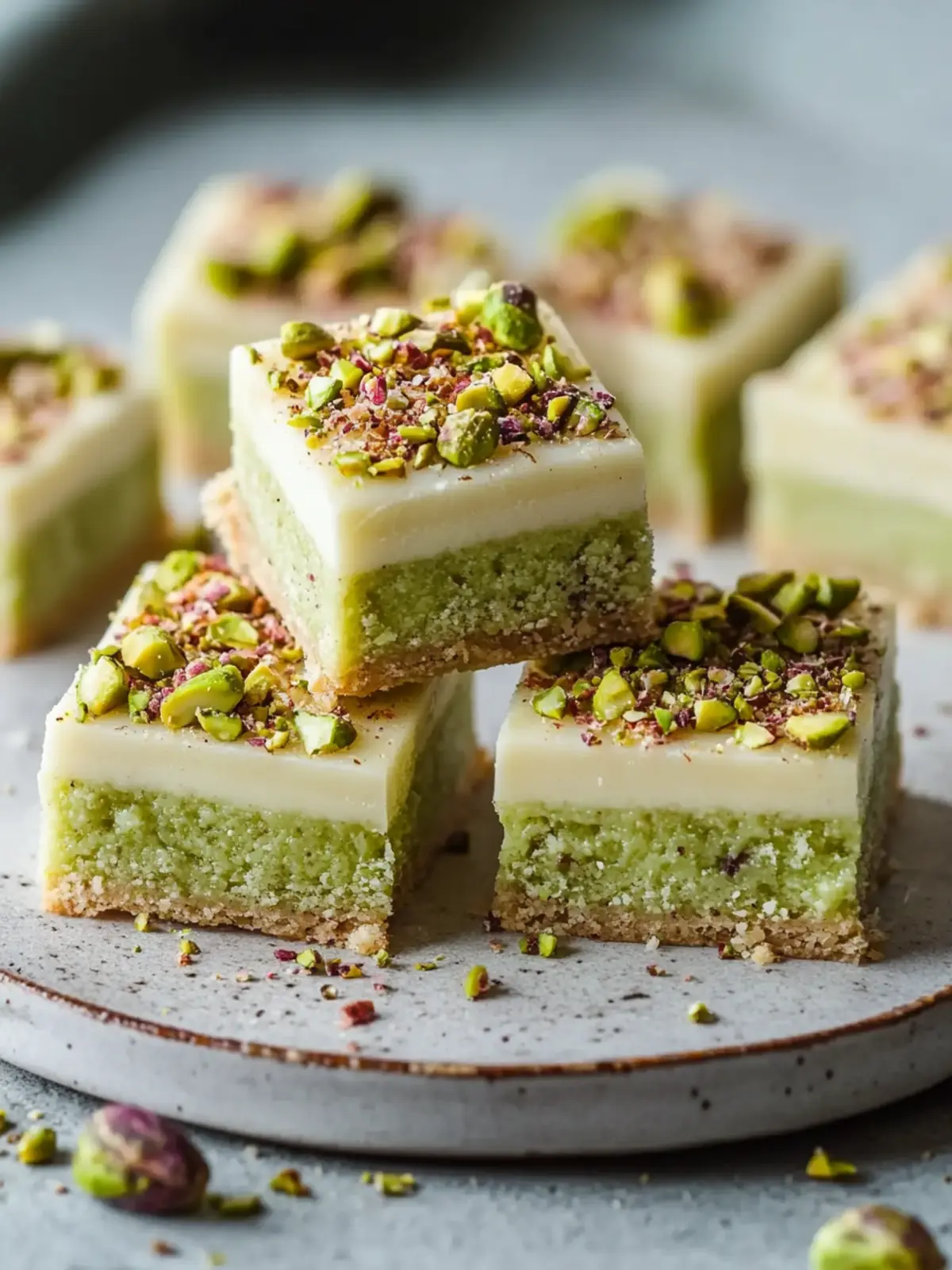 Pistachio Dessert Squares: Effortless No-Bake Bliss 3 Pistachio Dessert Squares