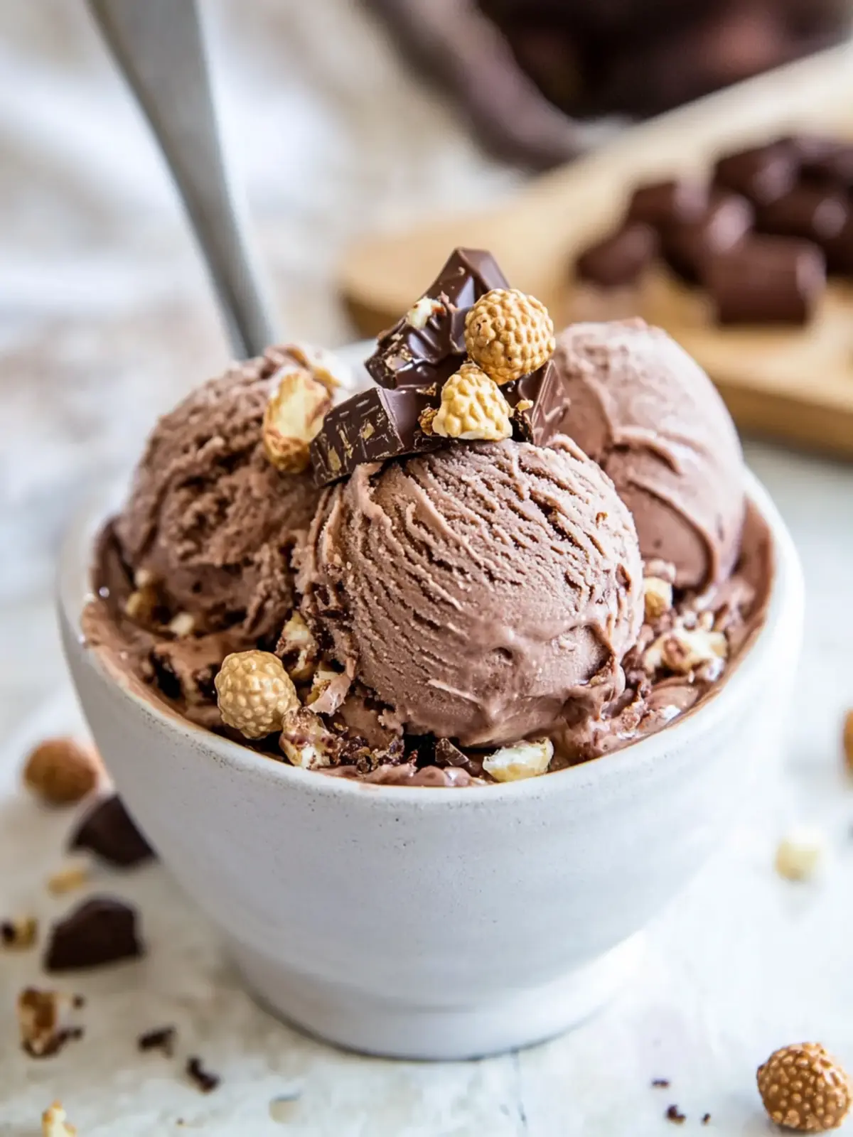 Delight in No Churn Ferrero Rocher Nutella Ice Cream Bliss 4 No Churn Ferrero Rocher Nutella Ice Cream