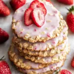 Delicious Strawberry Iced Oatmeal Cookies You’ll Love Baking 7 Strawberry Iced Oatmeal Cookies