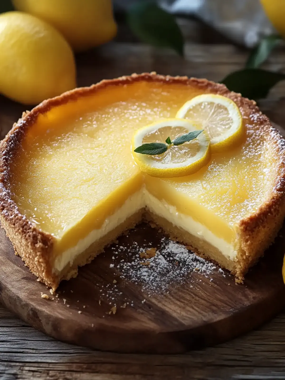 Italian Grandma’s Lemon Custard Cake: A Slice of Sunshine 2 Italian Grandma’s Lemon Custard Cake